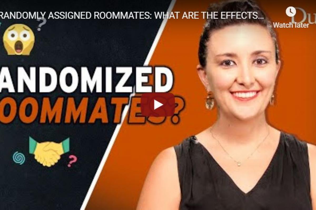 Dr. Sarah Gaither discusses her research on benefits of randomly assigned roommates.
