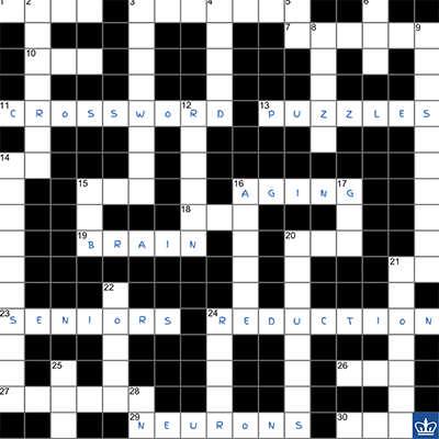 Graphic of a crossword